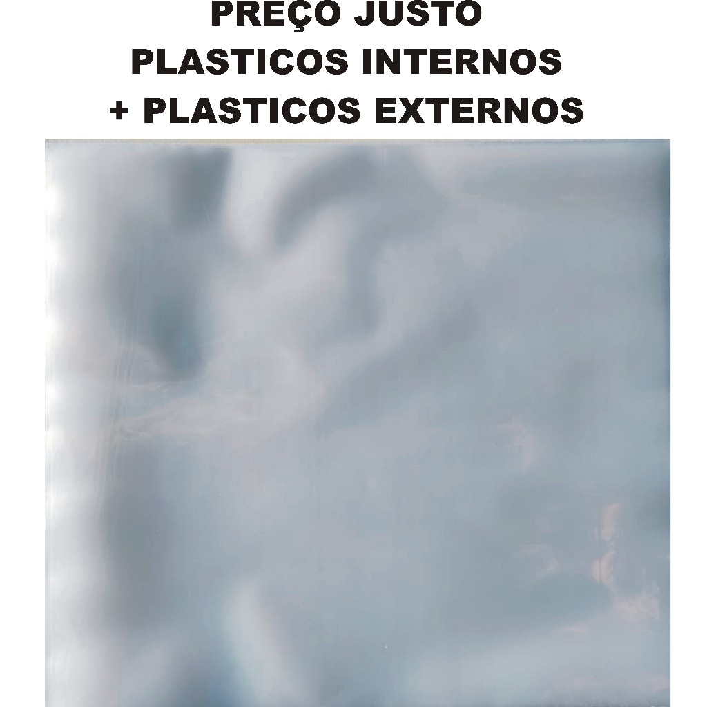 100 PLASTICOS INTERNOS 0,06 LP  E 100 PLASTICOS EXTERNOS 0,15 PARA LP