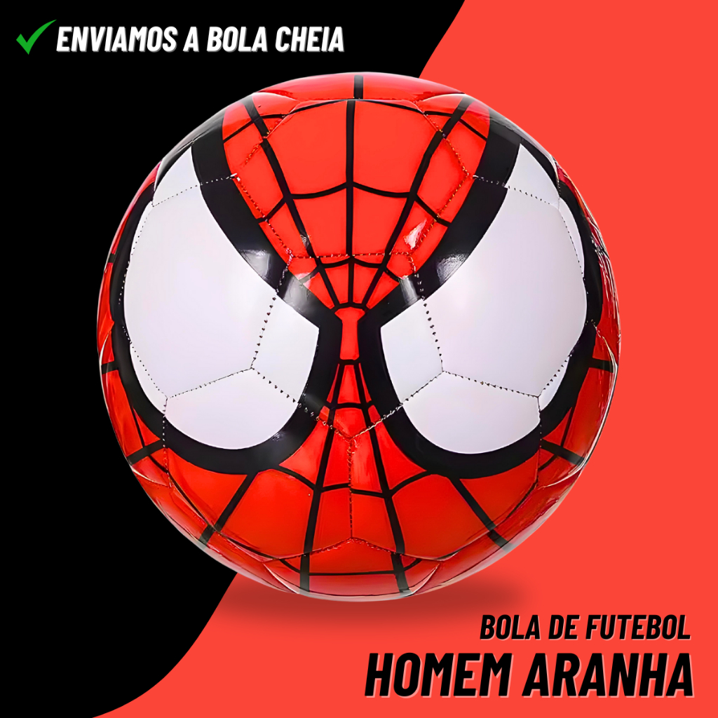 Bola De Futebol Homem Aranha Personagem Cores Praia Piscina Spider Man Infantil Rosto em Oferta na Shopee