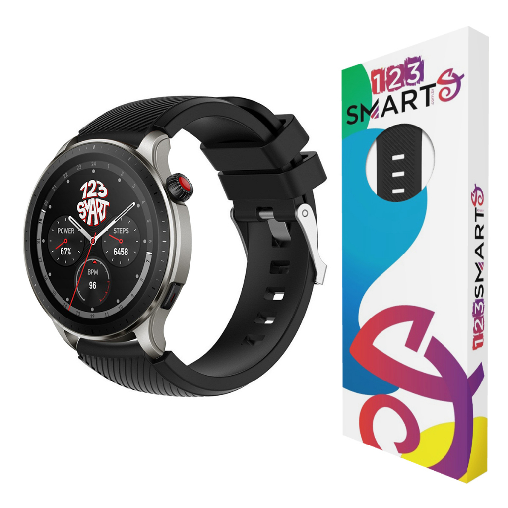 Pulseira de Silicone para Amazfit GTR, GTR 2, GTR 3, GTR 4, Stratos, S1, Bip 5, Cheetah