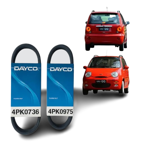 Kit Correia Alternador Direção Ar Chery Qq 1.1 2011 Até 2014 em Oferta na Shopee