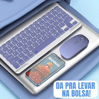 Detalhes do Teclado E Mouse Sem Fio Bluetooth 5.2 Compatível iPhone Android