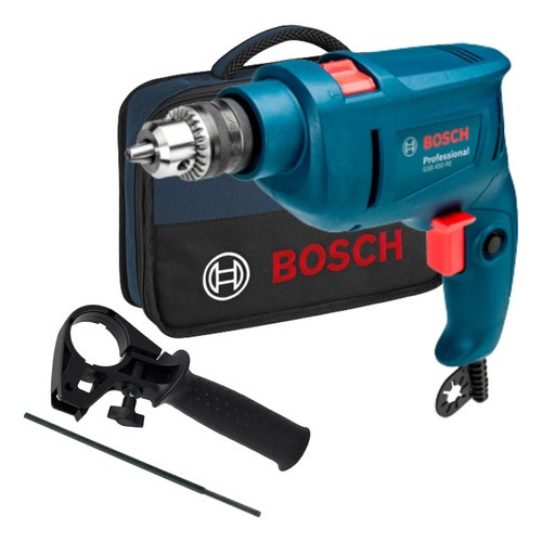 Furadeira Impacto Parafusadeira Bosch GSB 450 RE 220v + Empunhadeira + Bolsa