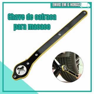Chave Catraca Macaco Sanfona Carro Universal Automotivo Portátil Mecânico em Oferta na Shopee