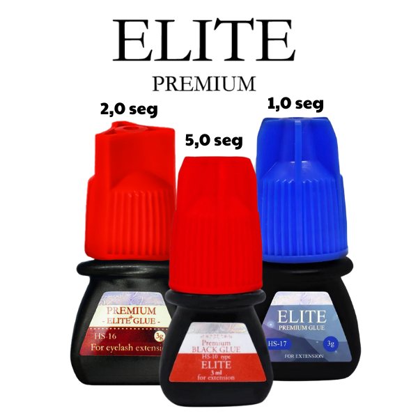 Cola Adesivo Elite Hs-10 Hs-16 Hs-17  Hs-20 Extensão Cílios Retenção HS10 HS16 HS17 HS20 Fio Volume em Oferta na Shopee