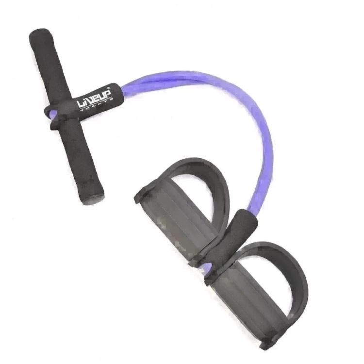 Extensor Elástico Vertical Liveup Sports - Treino para Braço, Abdômen, Costas, Coxa e Glúteo