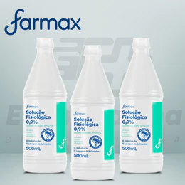 kit soro físiologico 0,9% Farmax 500ml