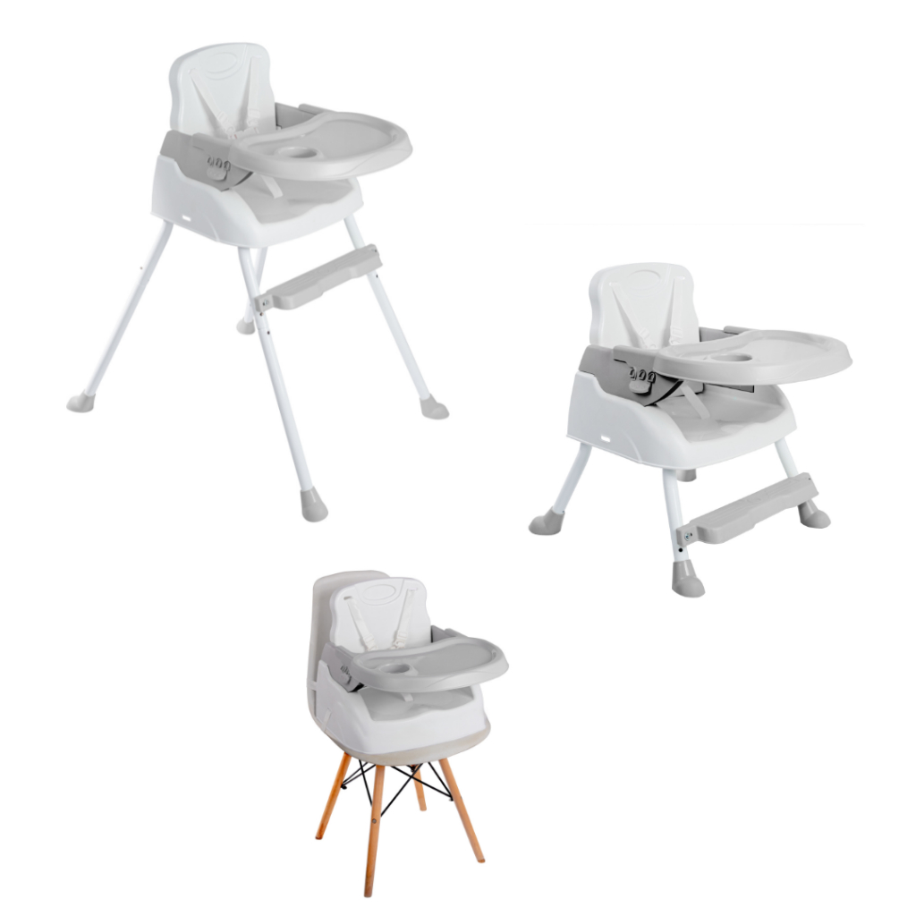 Cadeira de alimentação bebê portátil 3 em 1 Styll Baby Seggura cadeirão em Oferta na Shopee