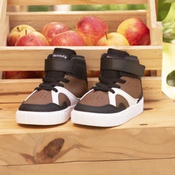 Tênis Abotinado Infantil Menino Estilo Casual Moderno Confortável