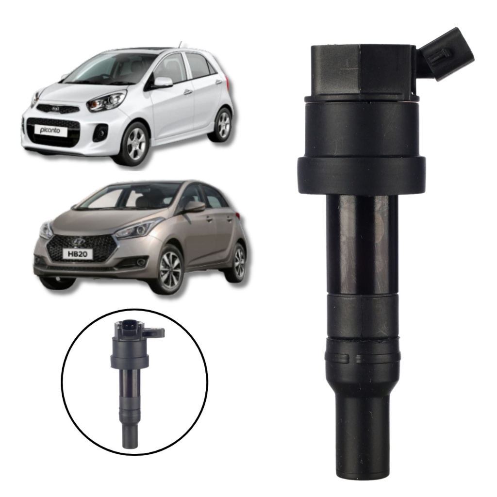 BOBINA DE IGNIÇÃO HYUNDAI HB20 1.0 2012/ KIA PICANTO em Oferta na Shopee