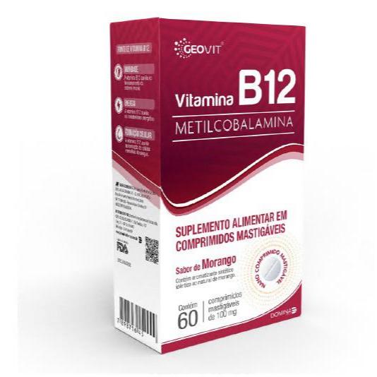 VITAMINA B12 MASTIGAVEIS - 60 caps