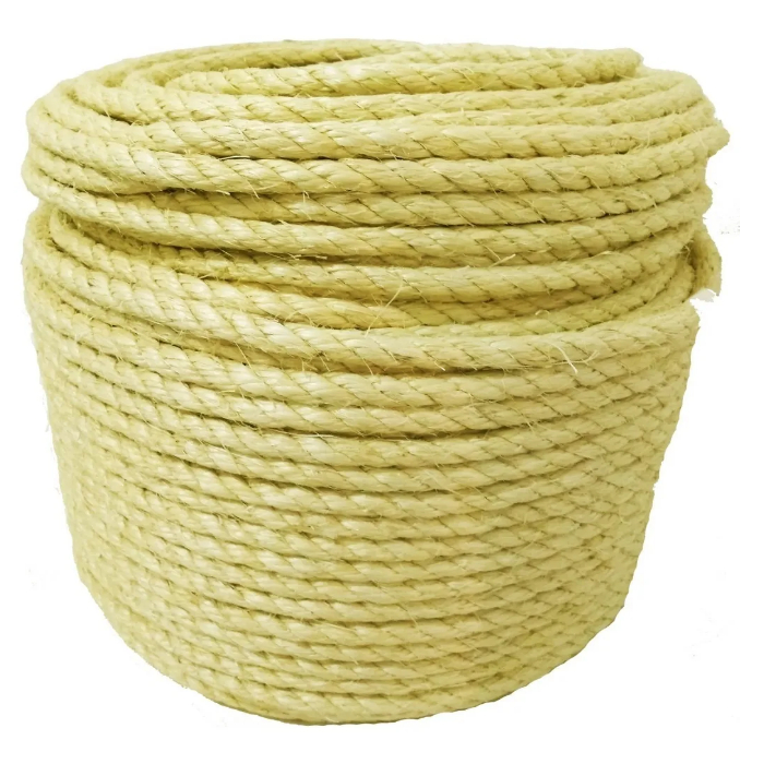 Corda Sisal 16mm 1 Metro Rasada Acabamento Perfeito Artesanato E Decoração