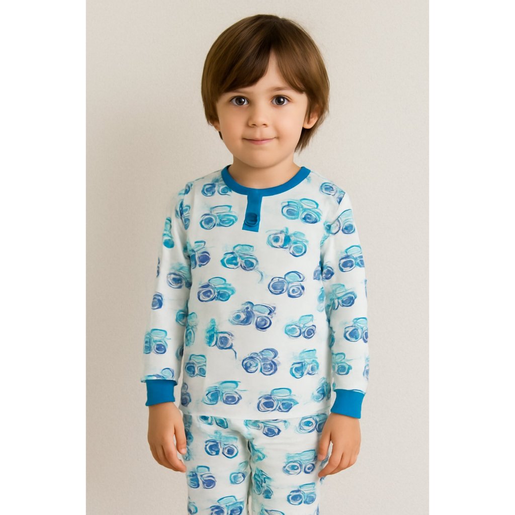 Pijama Infantil Menino Manga Longa em 100% Algodão Tam 4 ao 10 Qualidade e Conforto Estampas Sortidas