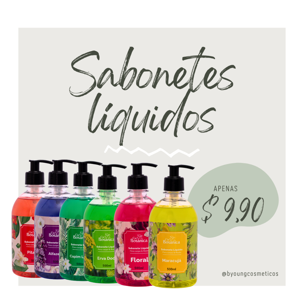 Sabonete Líquido 500 ml - Byoung em Oferta na Shopee