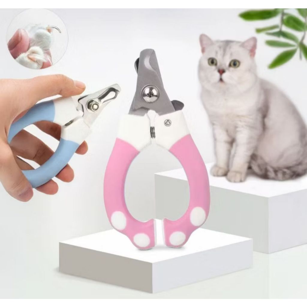 Cortador de Unha de Aço Inoxidável para Cão Gato de Estimação Cachorro
