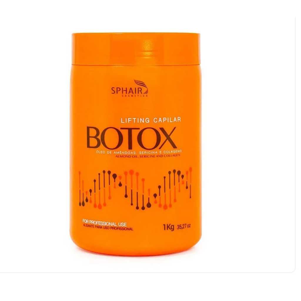 Botox Capilar Sp Hair Profissional  1kg Lifiting Capilar Ideal Para Manutenção Do Liso ou Ativação Dos Cachos
