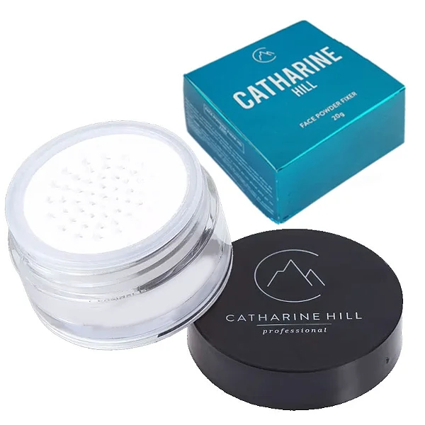 Pó Solto Translúcido Branco Face Powder Fixer Catharine Hill