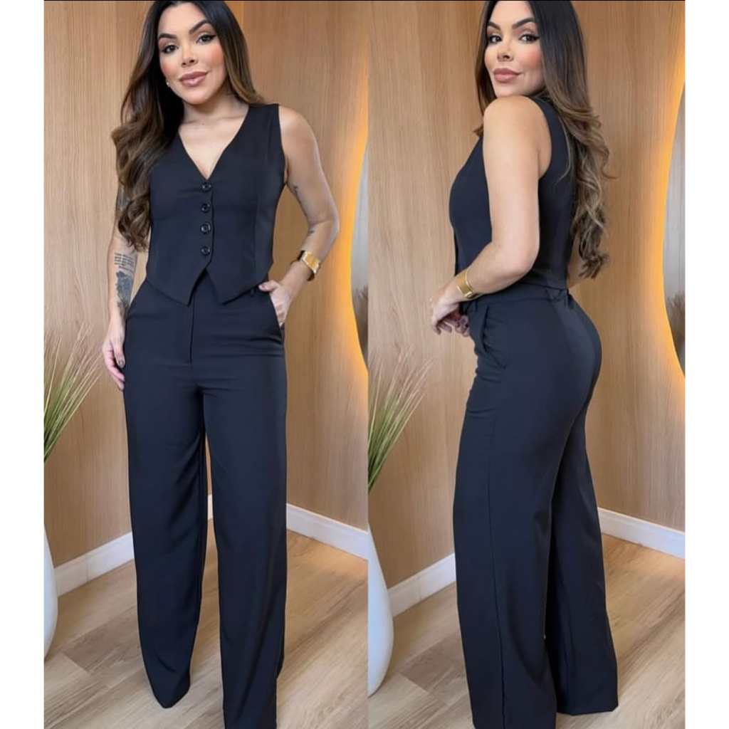 CONJUNTO MAYARA COLETE e CALÇA SOCIAL