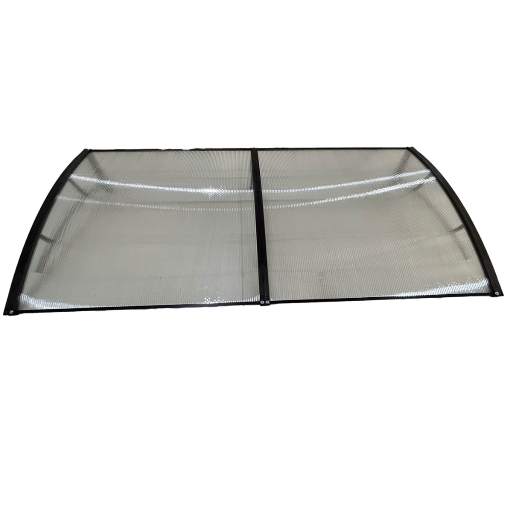 Toldo Policarbonato 100 a 200x70cm Alta Resistência, Proteção UV e Suportes em ABS Reforçado em Oferta na Shopee