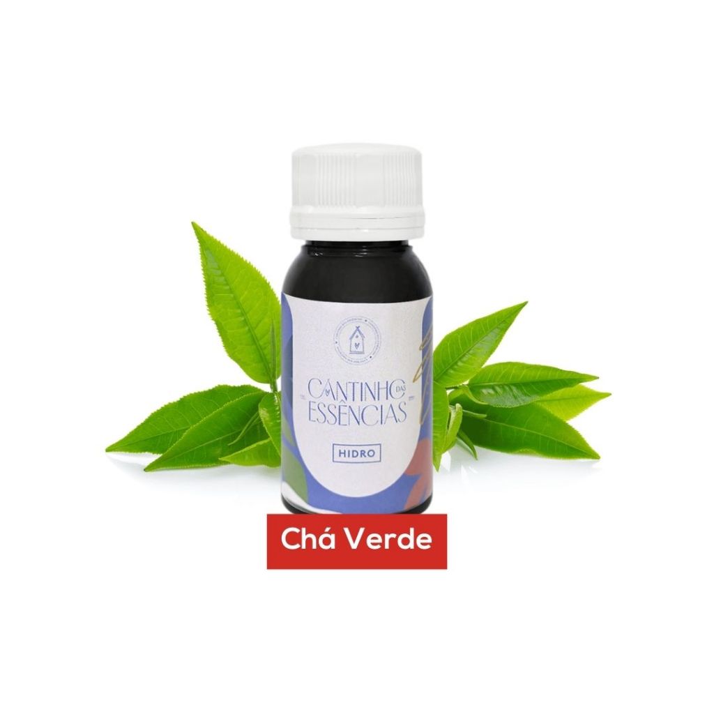 Essência Chá Green 30g - Linha Hidrossolúvel. Para Água de Lençóis, Aromatizador elétrico e Umidificador de ar.