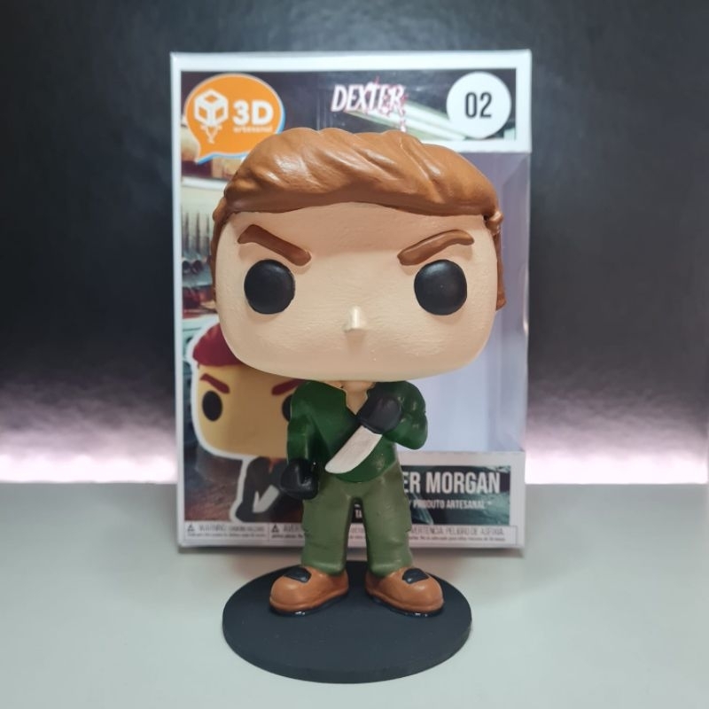 Boneco Colecionável estilo Pop Dexter Morgan Figura de ação - Impressão 3d