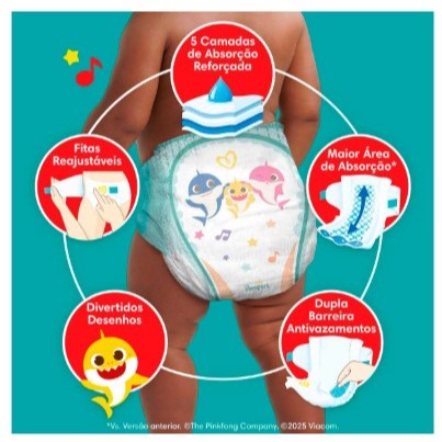 PAMPERS - Fralda Supersequinha G - 80 Fraldas