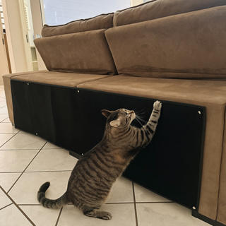 Arranhador Carpete Premium Grande 200x50 para Gato Protetor para Sofá Cama Box em Oferta na Shopee