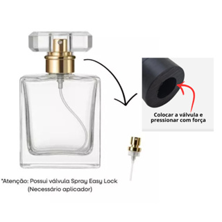 Kit Frasco 50ml Luxo Para Perfume - easy lock em Oferta na Shopee