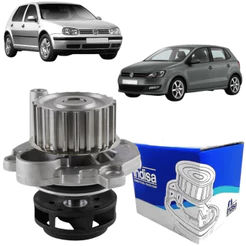 Bomba d'Água indisa 452006 Volkswagen Golf Polo Audi A3 TT 1.8 2.0 20v 2000 2001 2002 2003 2004 2005