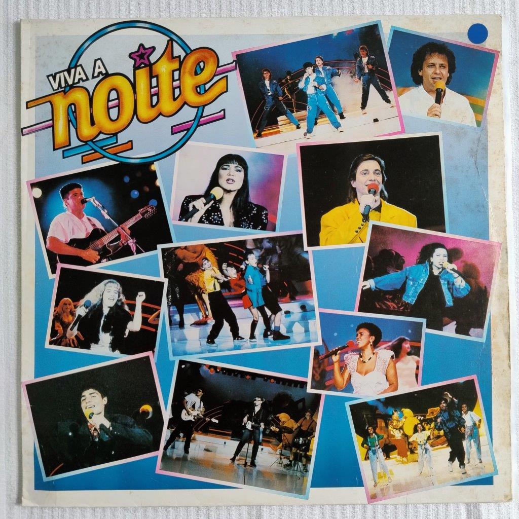 LP: Viva a Noite - Angélica; Nenhum de Nós; Guilherme Arantes; Sandra de Sá; Dominó; Lulu Santos...