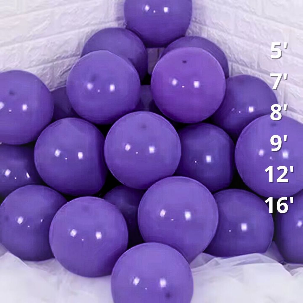 🎈 Balão Roxo de Látex | 50 ou 100 Unidades | Vários Tamanhos | Cores Vibrantes para Festas e Eventos em Oferta na Shopee