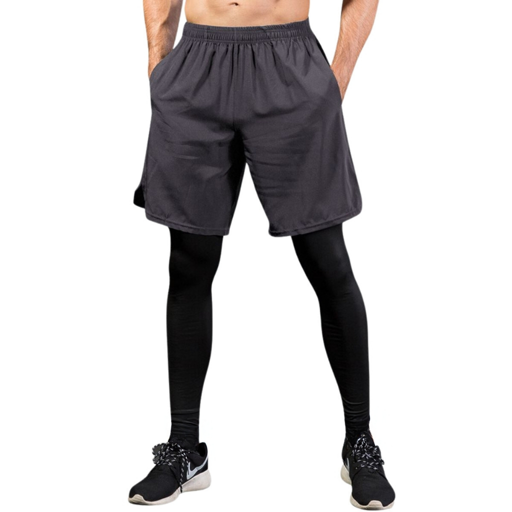 Meia Calça Térmica Segunda Pele Suplex Masculina Moto Academia Esporte