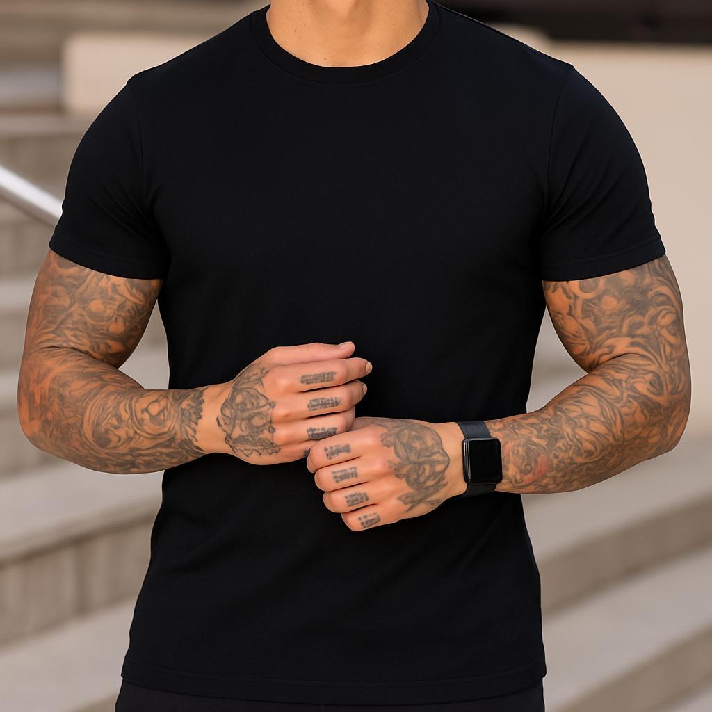 Kit 3 Camiseta Masculina P ao G3 Básica Lisa Plus Size 100% Algodão