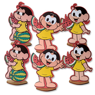 Kit Display de Mesa MDF 6 Peças Para Festa Magali em Oferta na Shopee