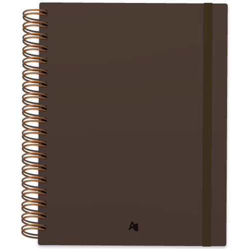 Caderno Reposicionável Café AD Cadernos