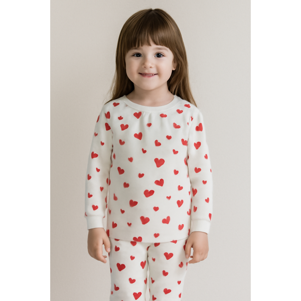 Pijama Infantil Menina Manga Longa 100% Algodão Inverno Tam 4 ao 10 Qualidade e Conforto Estampas Sortidas