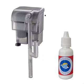 Kit Filtro externo HF=200 Hang -on p/aquário de até 40l cascata +anticloro neuclor 20ml. em Oferta na Shopee