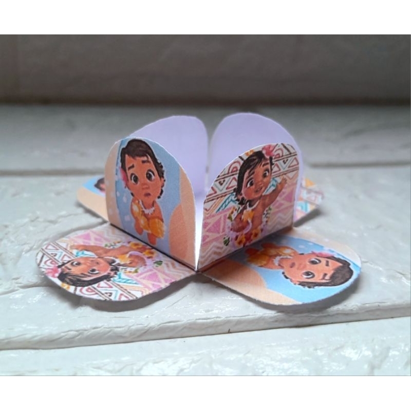 50 Forminhas Personalizadas de Doce Brigadeiro 4 Pétalas Festa,Aniversário Temático do Tema Moana Baby
