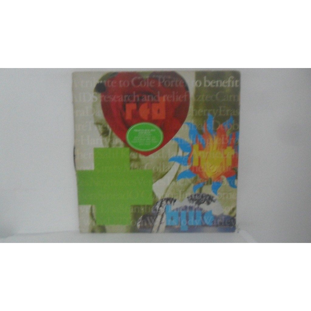 RED HOT E BLUE = VARIOUS; 2 LPs/ VINIL CAPA DUPLA E ENCARTE
