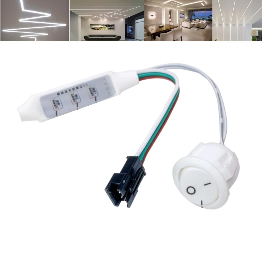 Controlador de Interruptor 12V-24V Para Fita Sequencial De Efeito Sequencial de Luz de Correr