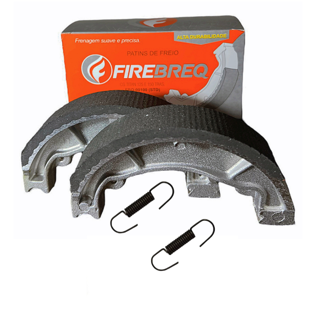 Patim Lona de Freio *0,25* RDZ 135 DT 180 TDR 180 DT 200 Traseira + Molinhas Firebreq
