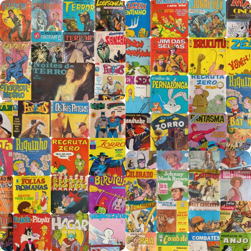 HQ: RAROS VOL4 - TERROR - WESTERN - FICÇÃO - SUPER HEROIS - HANNA BARBERA - OUTROS-FOTONOVELAS