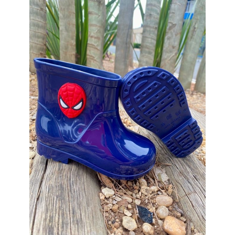 Galocha infantil super herói masculino bota super leve e confortável