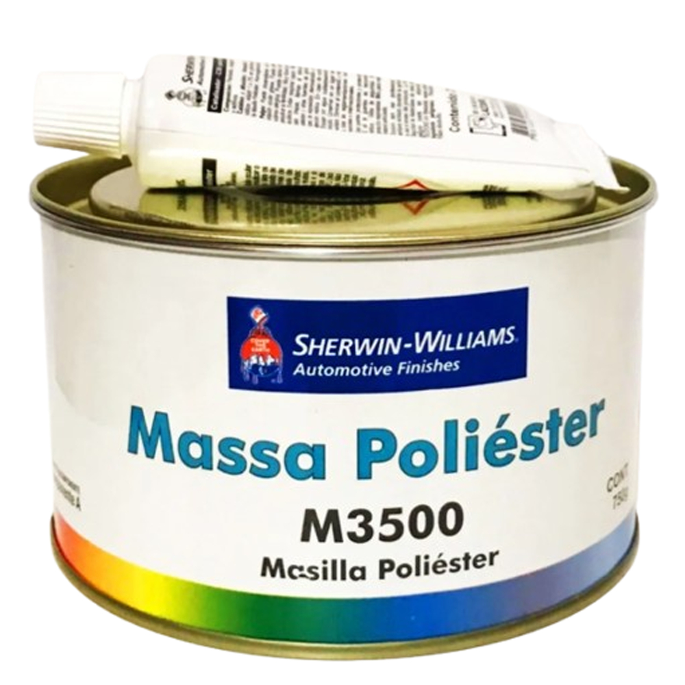 Massa Poliéster Lazzuril 750g M3500 Automotiva com Catalisador