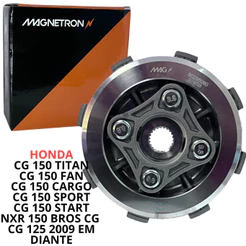 Kit De Embreagem Moto Honda Cg 150 Titan/Fan/Start/Cargo Cg 125 Fan 2009 - 2015 Nxr 150 Bros Magnetron
