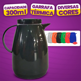 GARRAFA TÉRMICA 300ml PORTÁTIL l ISOLAMENTO TÉRMICO| TRAMPA ROSQUEÁVEL| MANTÉM QUENTE FRIO em Oferta na Shopee