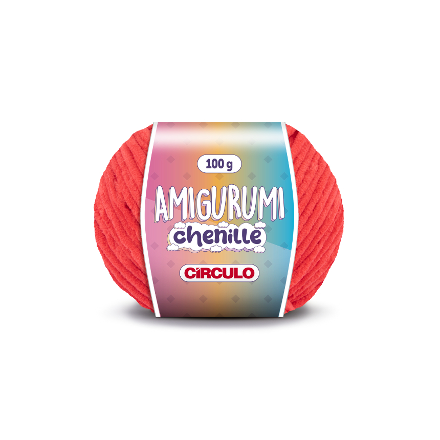 Amigurumi Chenille Círculo Novelo com 100 gramas
