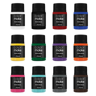 Tinta Facial 35ml Colormake (Todas as Cores) - Maquiagem Artística em Oferta na Shopee
