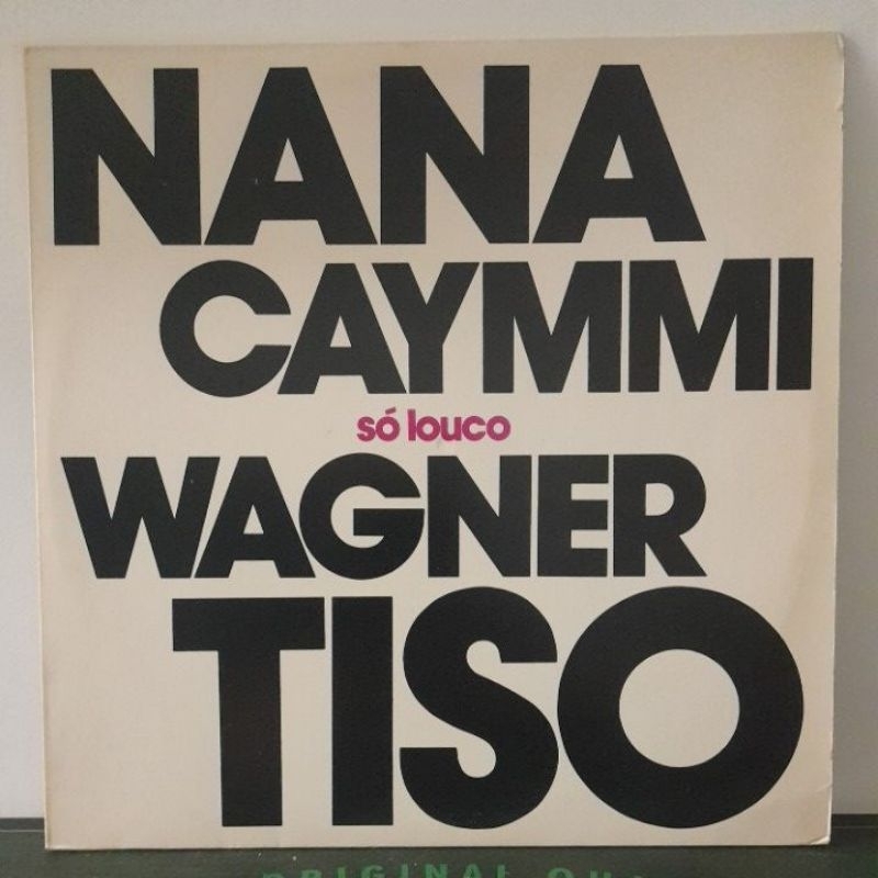 Vinil Lp Nana Caymmi E  Wagner Tiso - Só Louco