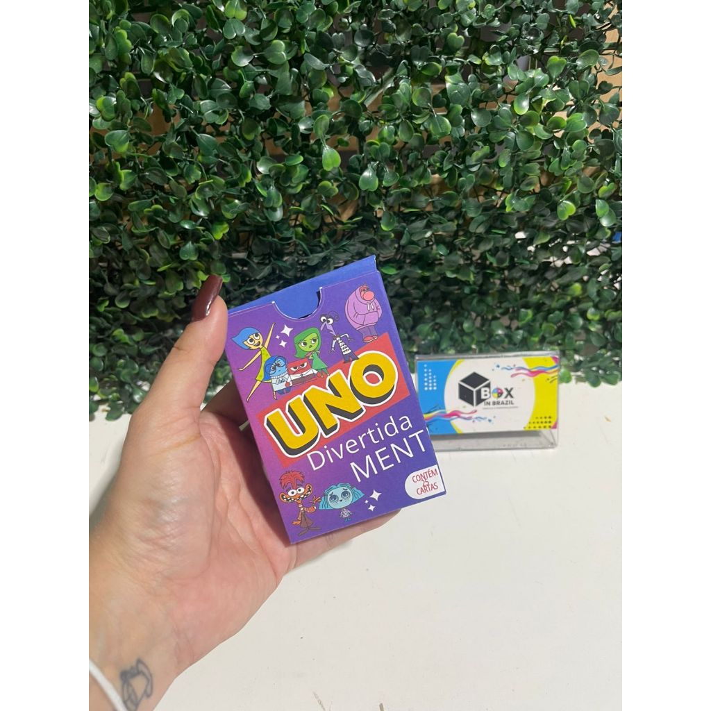 UNO DIVERTIDAMENTE PSICOLOGIA TEA TERAPIA BARALHO PLASTIFICADO