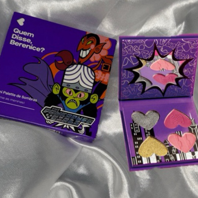Mini Paleta De Sombras Chame As Meninas QDB As Meninas Super Poderosas